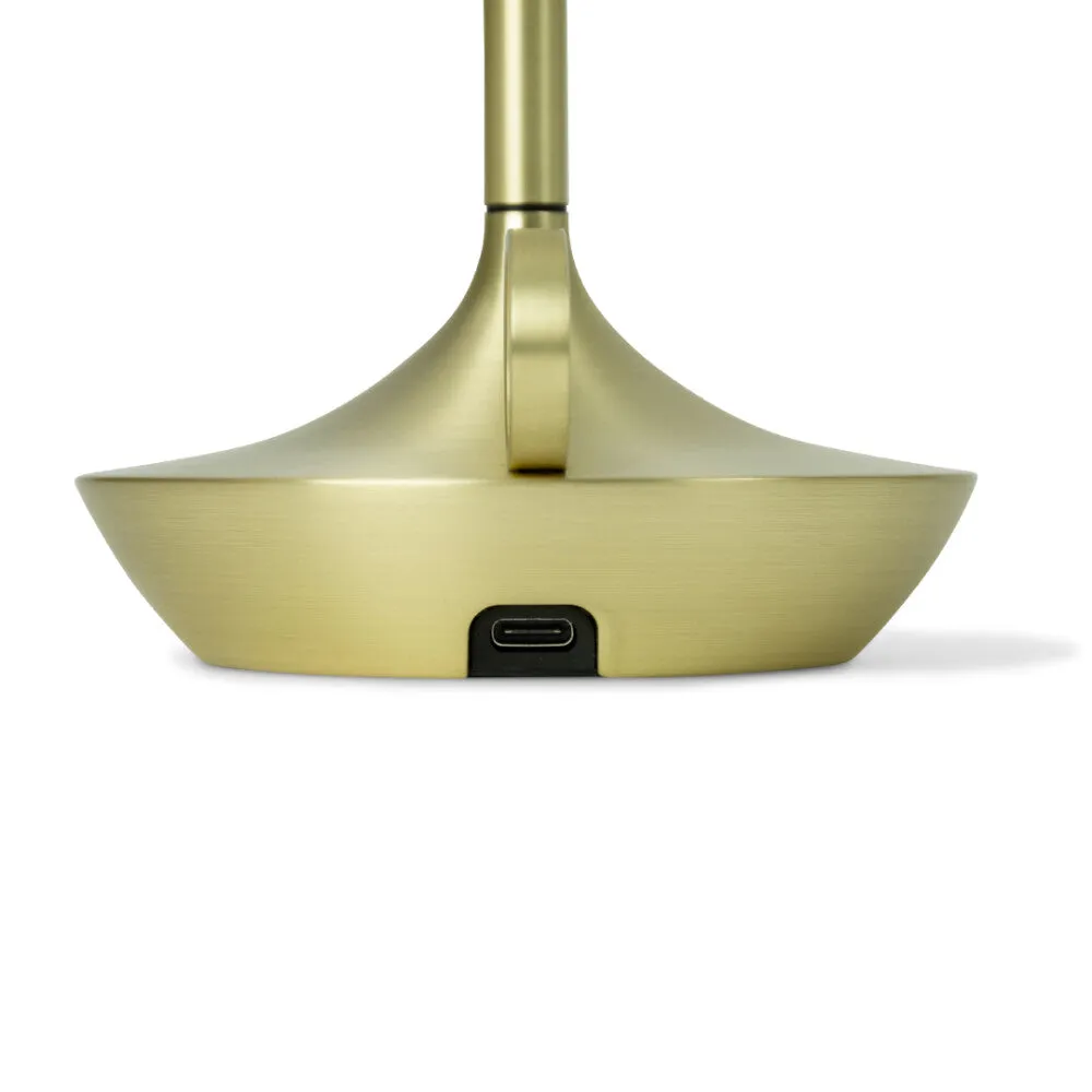 Wick PRO Brass tafellamp draadloos IP65