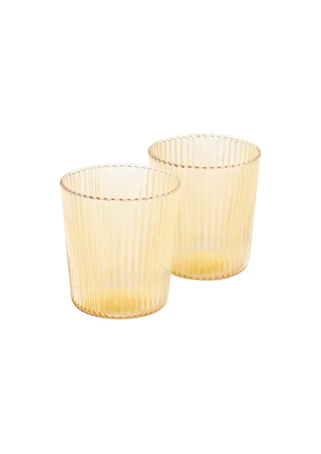 Paveau Ribbed Elegance waterglazen Cable 2 stuks geribbeld