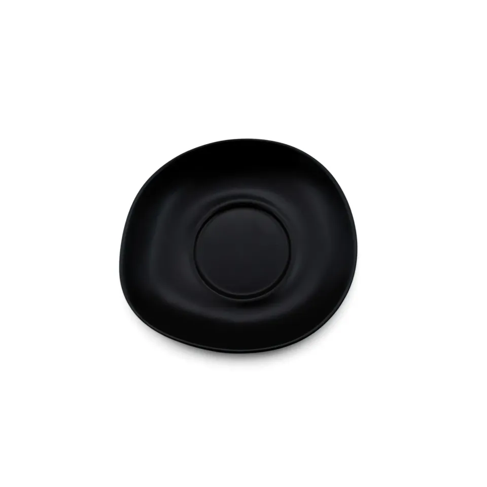 APS Ming schotel 14,8 cm zwart 6 stuks onderbord