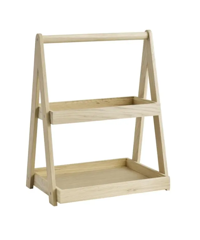 APS Valo etagère 2 niveaus hout bruin