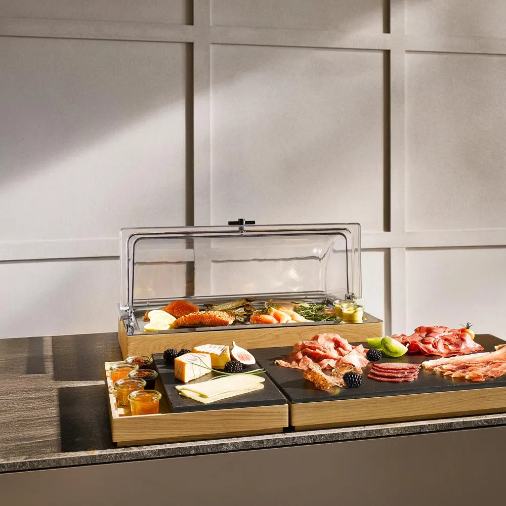 APS Rolltop cover GN 1/1 transparant voor chafing dish