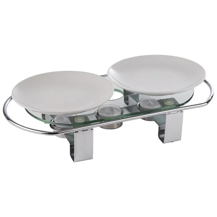 APS Calientaplatos warmhoudplaat 34x18 cm 3 pits