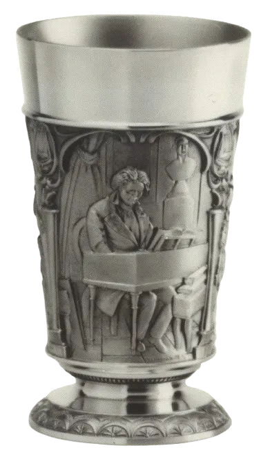 Artina Beethoven bokaal kristalglas geschenk