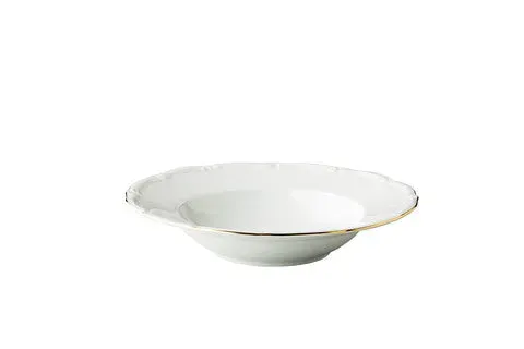 APS Maria Theresa diep bord 23 cm 6 stuks gouden rand