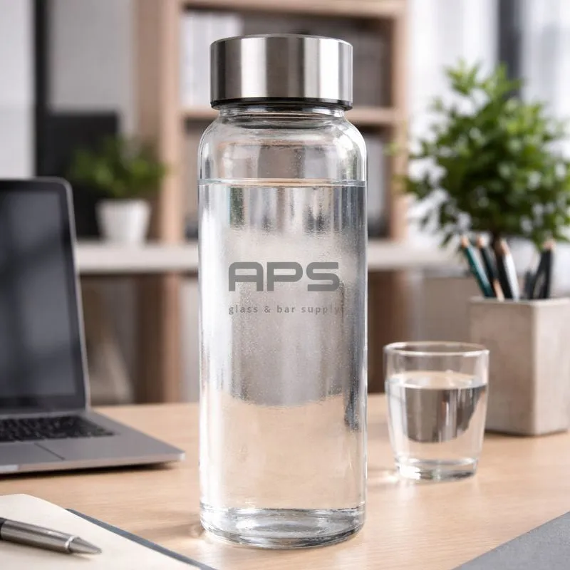 APS Ginza Waterfles 500 ml RVS dop 6 stuks