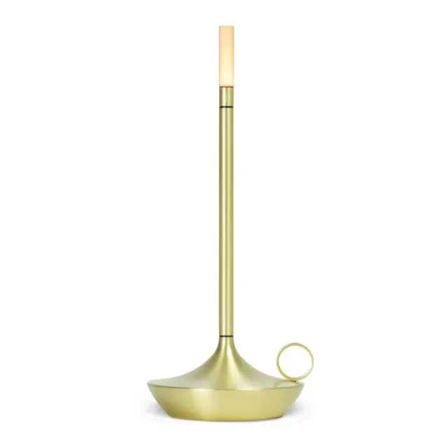 Wick PRO Brass tafellamp draadloos IP65