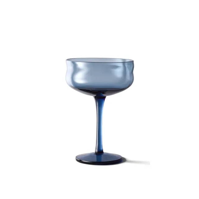 Paveau Swirl coupe glas Midnight 260 ml 2 stuks