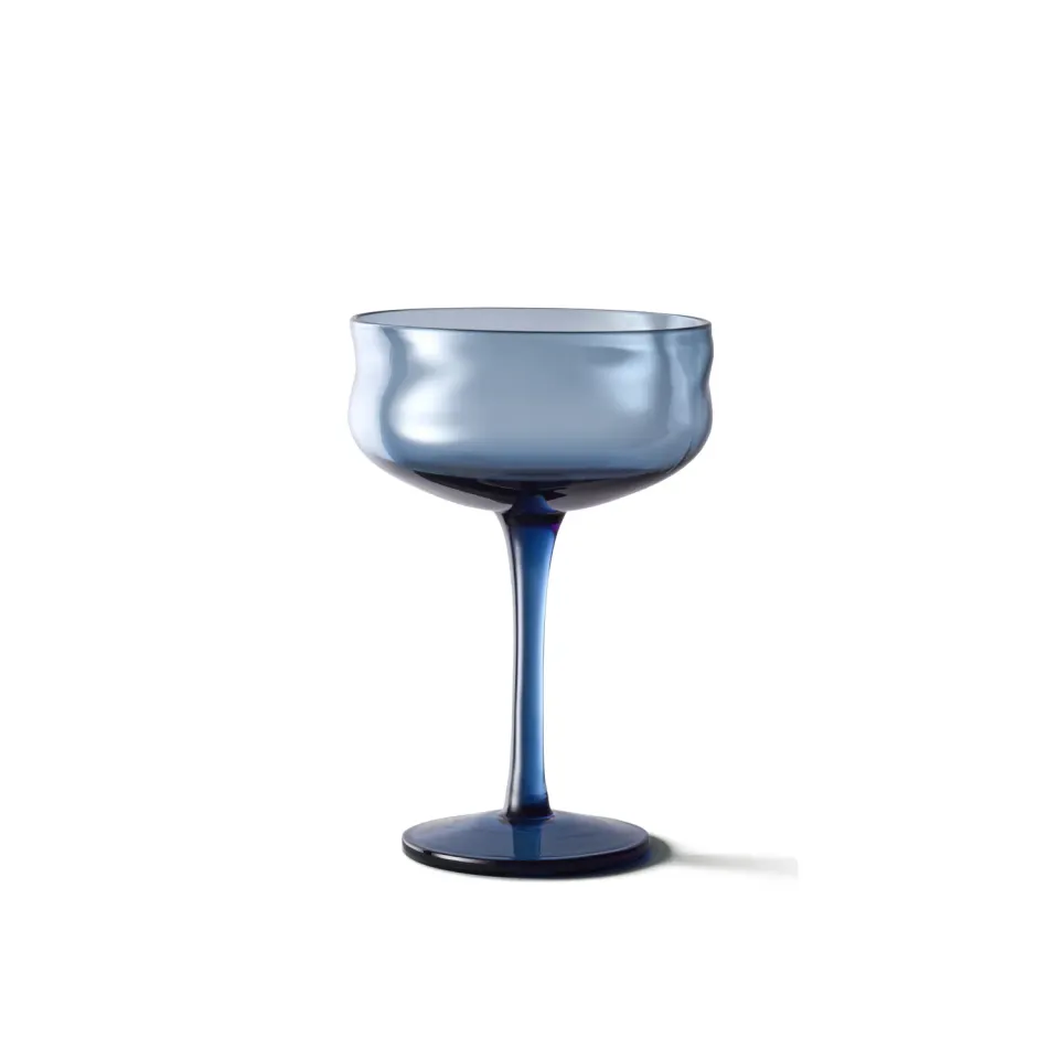 Paveau Swirl coupe glas Midnight 260 ml 2 stuks