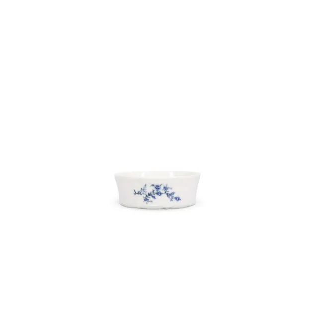BonBistro Retro kom 13 cm blue flower 41 cl porselein 4 stuks