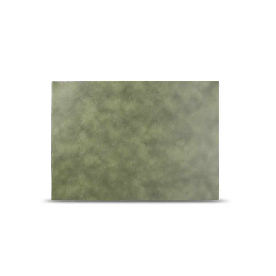 Bonbistro Layer placemat 43x30 cm groen lederlook 4 stuks