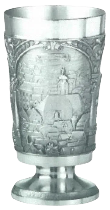 Artina Neustadt pokal bokaal tin