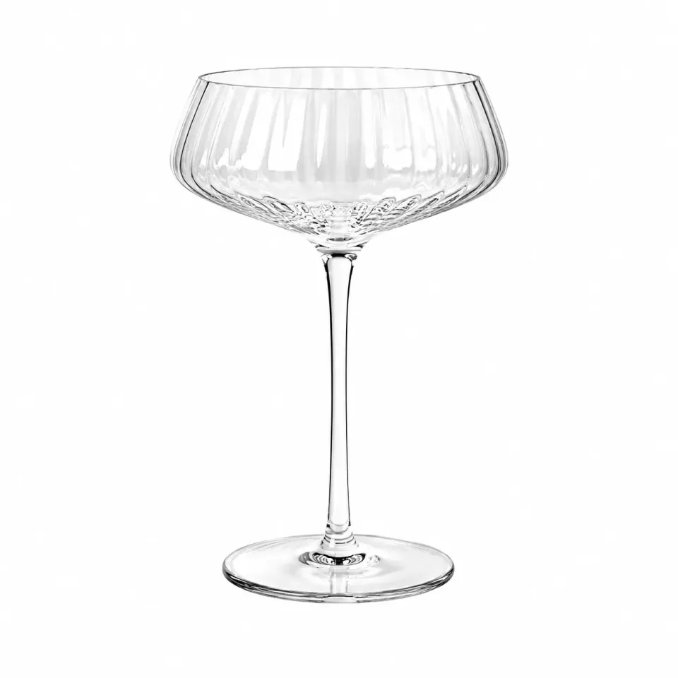 Ginza Coupe cocktailglas 230 ml 6 stuks verticale lijnen