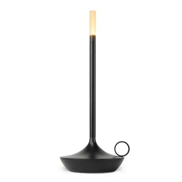APS Wick PRO Black tafellamp draadloos 26 cm