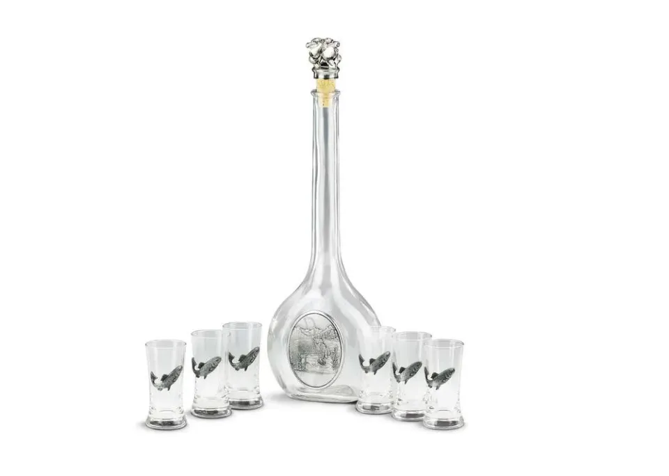 Artina Angler borrelset 7-delig glas