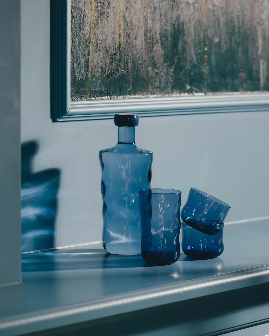 Paveau Swirl Small Tumbler glas midnight 240 ml set 2