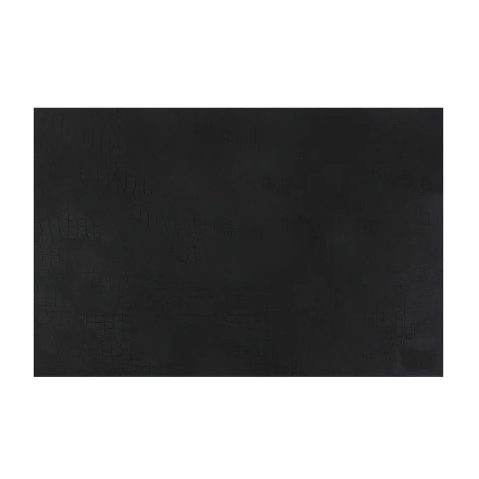 Bonbistro Layer placemat 45x30 cm zwart 12 stuks lederlook
