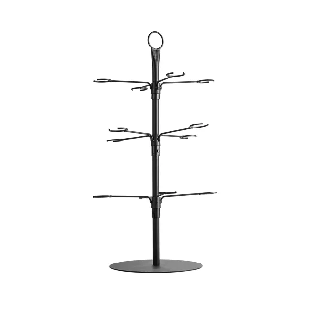 APS Cocktailtree glazenstandaard zwart 64,5 cm 12 glazen