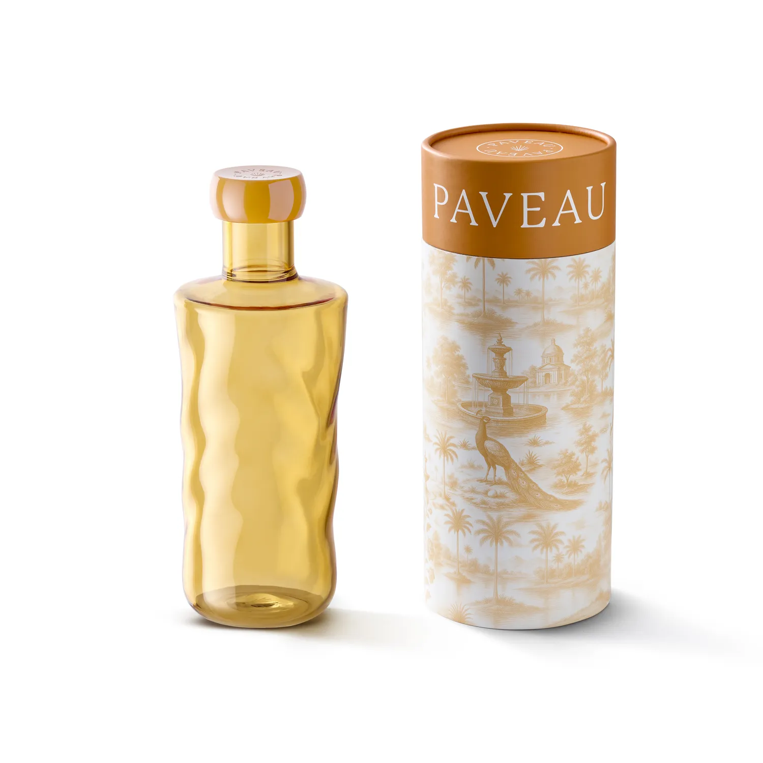 Paveau Swirl Fles Dune waterfles 1,25 l borosilicaatglas