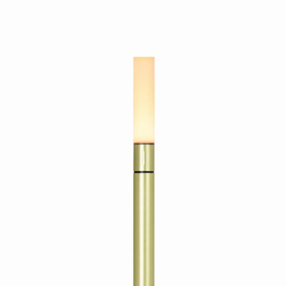 APS Wick S PRO tafellamp messing LED 2200K draadloos