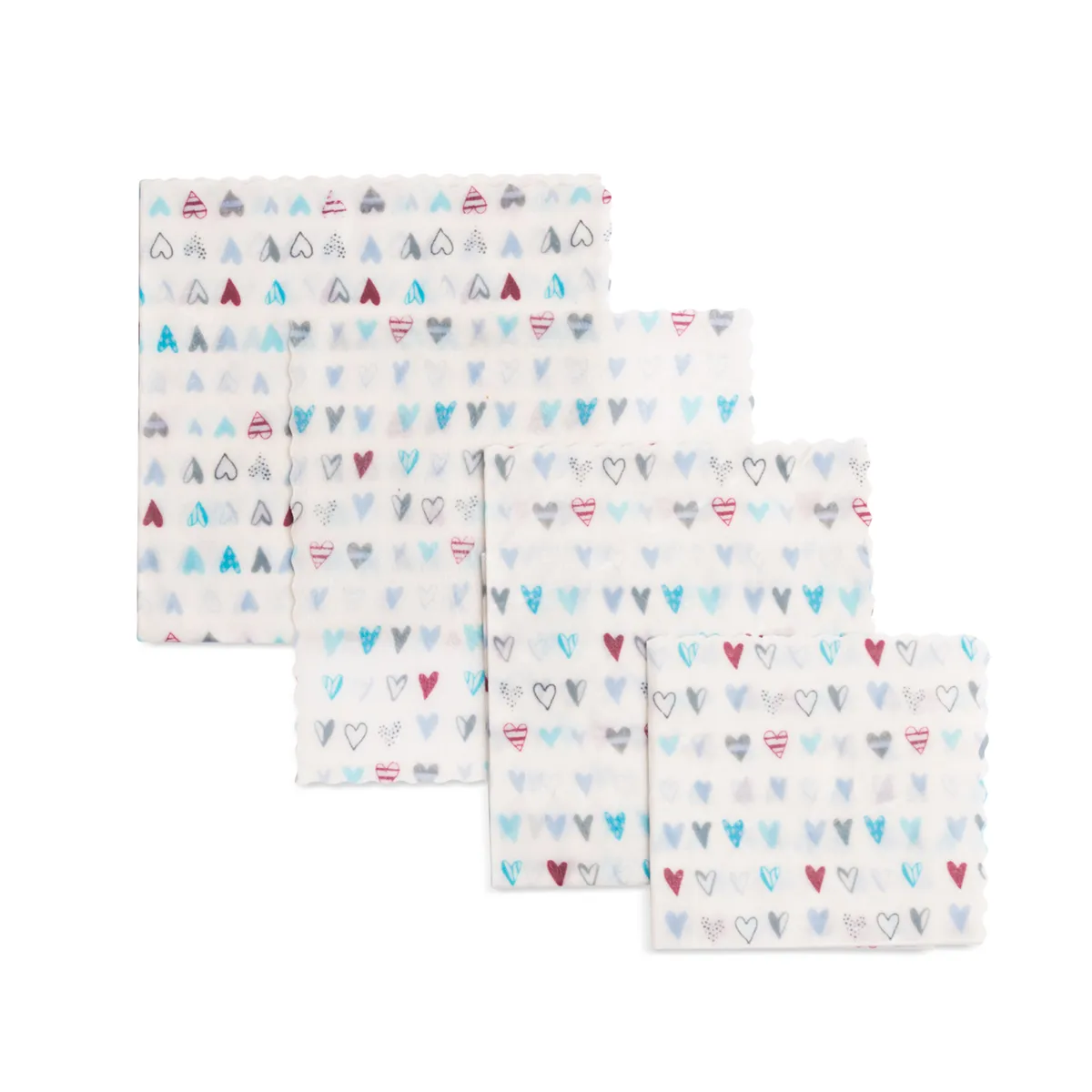 Happy Straw Simply Eco Bijenwasdoeken Set 4 Herbruikbaar