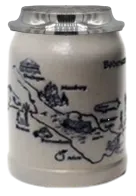 Artina Bodensee bierpul 0,5 liter met deksel