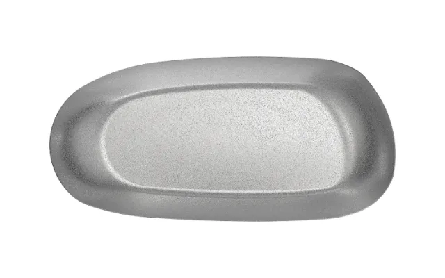 APS Ginza ovaal dienblad RVS 31x15 cm 6 stuks diep