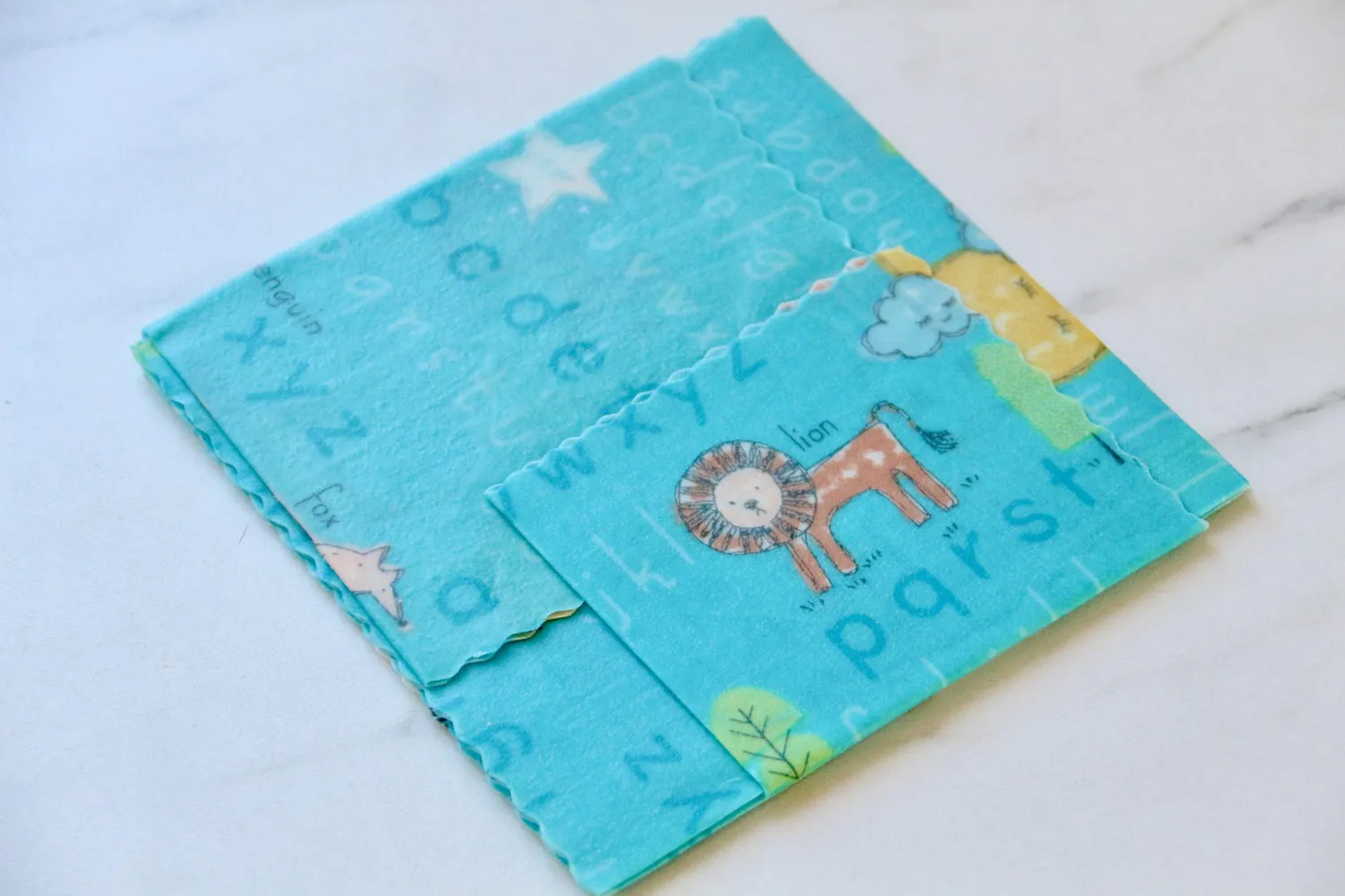 Happy Straw Simply Eco Bijenwasdoeken Set 4 Herbruikbaar