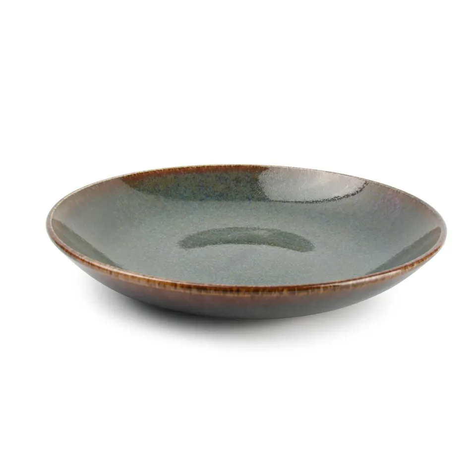 Bonbistro Cirro diep bord 26 cm groen 3 stuks