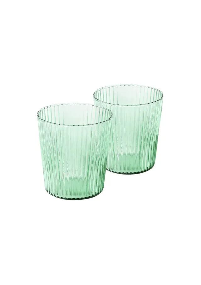 Paveau Ribbed Elegance waterglazen Bondi 2 stuks geribbeld