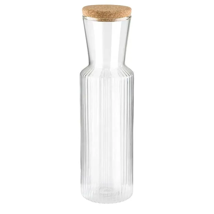 Lines glazen karaf 0,9 l helder glas 27 cm
