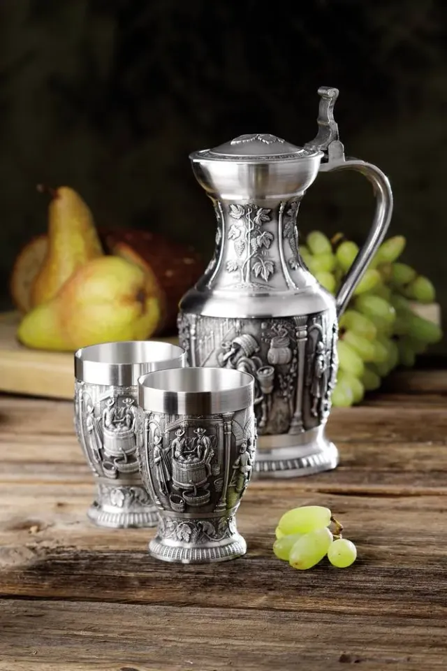Artina Weinlese Wijnset 3-delig Glas met Tin