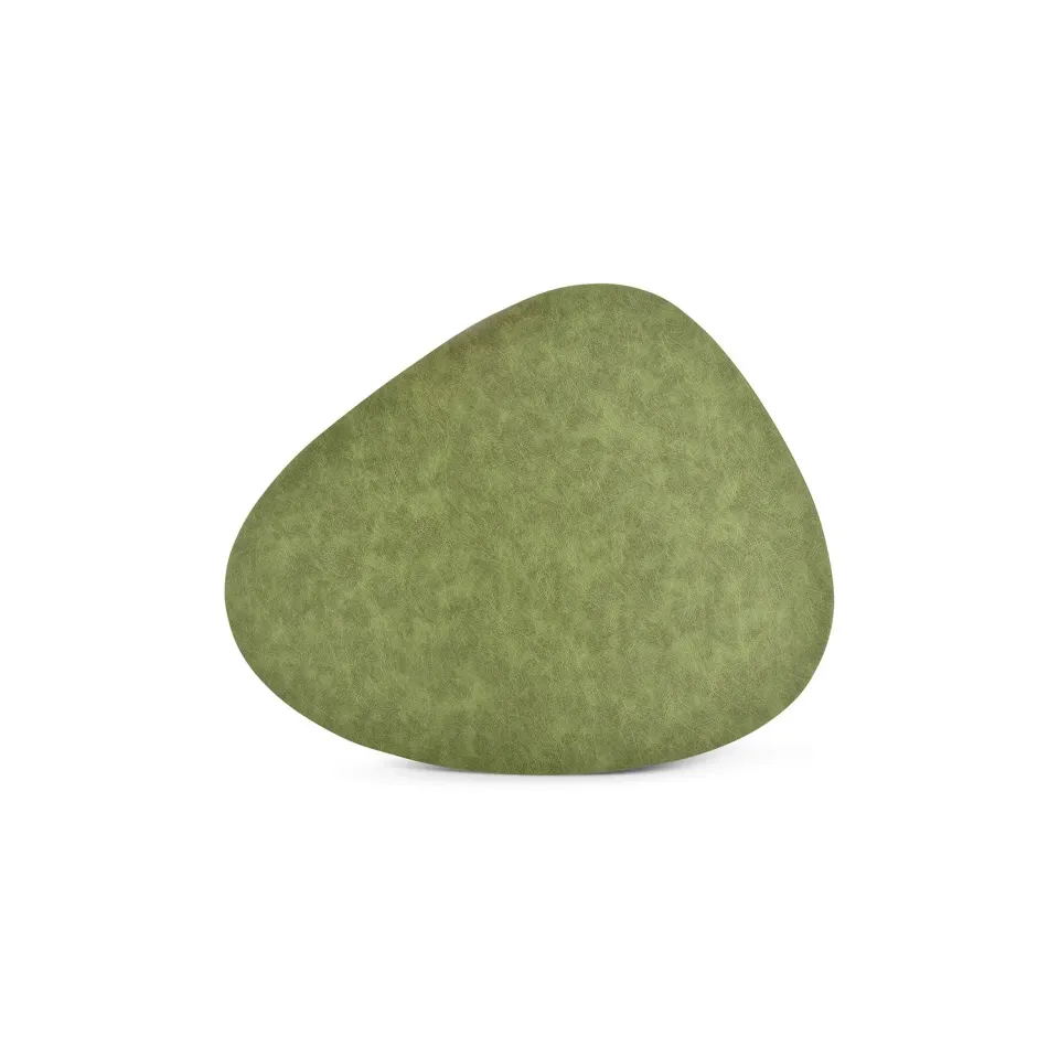 Bonbistro Layer placemat 45x37 cm groen 12 stuks lederlook