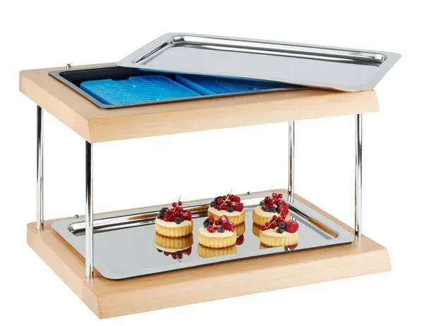 APS Doppeldecker gekoelde buffet display 11541