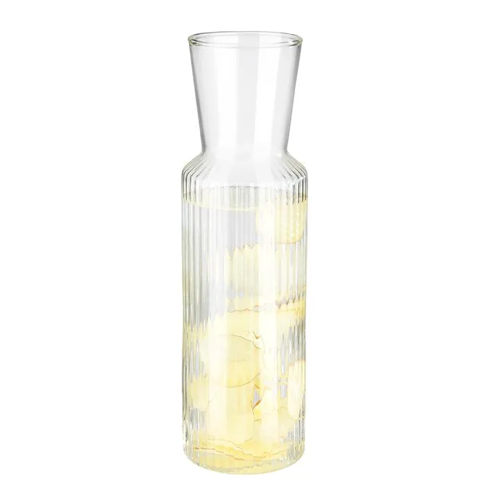 Lines glazen karaf 0,9 l helder glas 27 cm