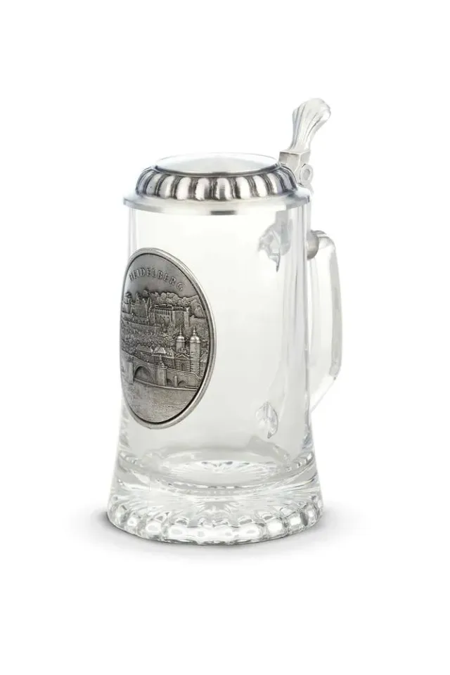 Artina Heidelberg bierpul 0,5l met tinnen deksel