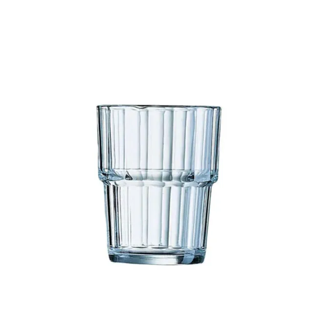 Norvege tumbler 200 ml 6 stuks helder stapelbaar glas