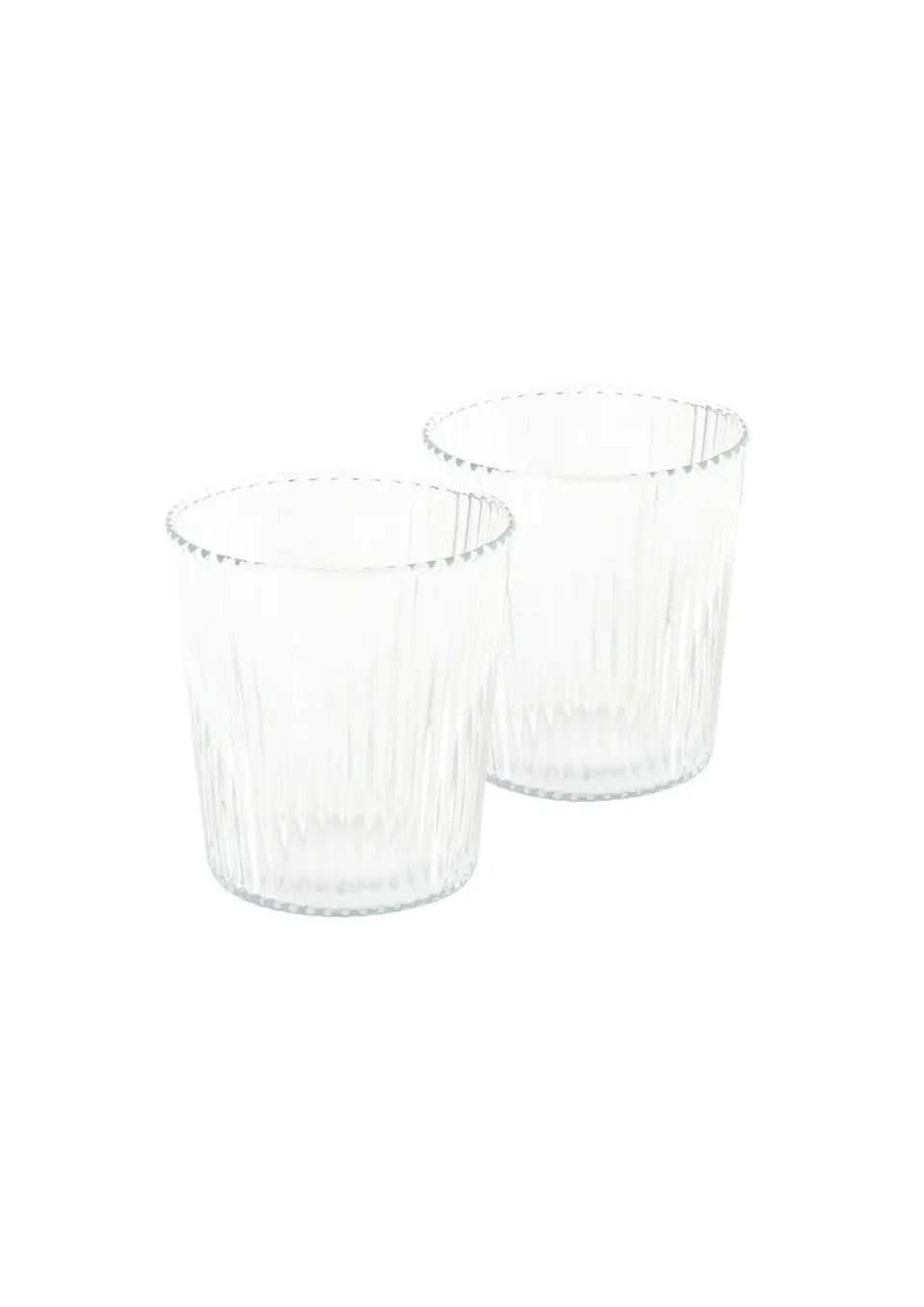 Paveau Ribbed Elegance waterglazen White Haven 2 stuks
