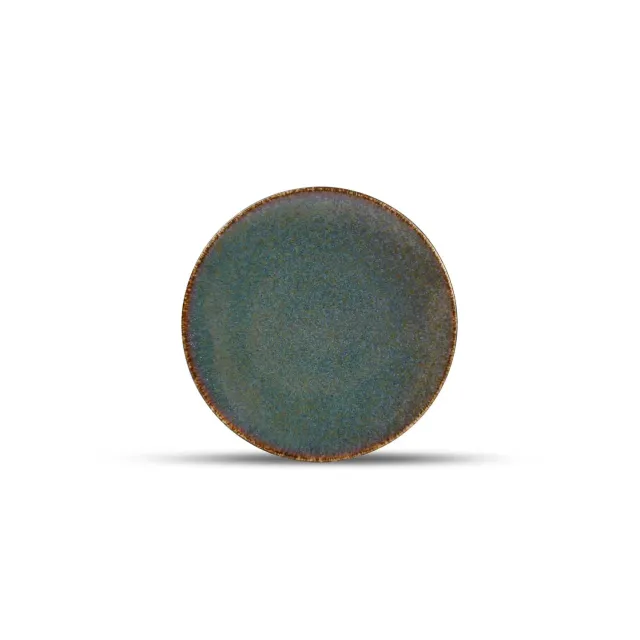 BonBistro Cirro plat bord groen 16 cm 6 stuks