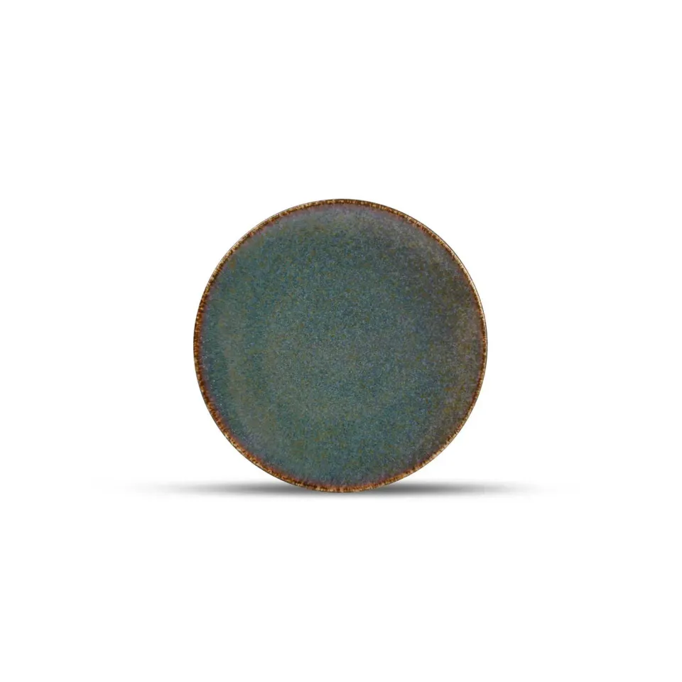 BonBistro Cirro plat bord groen 16 cm 6 stuks