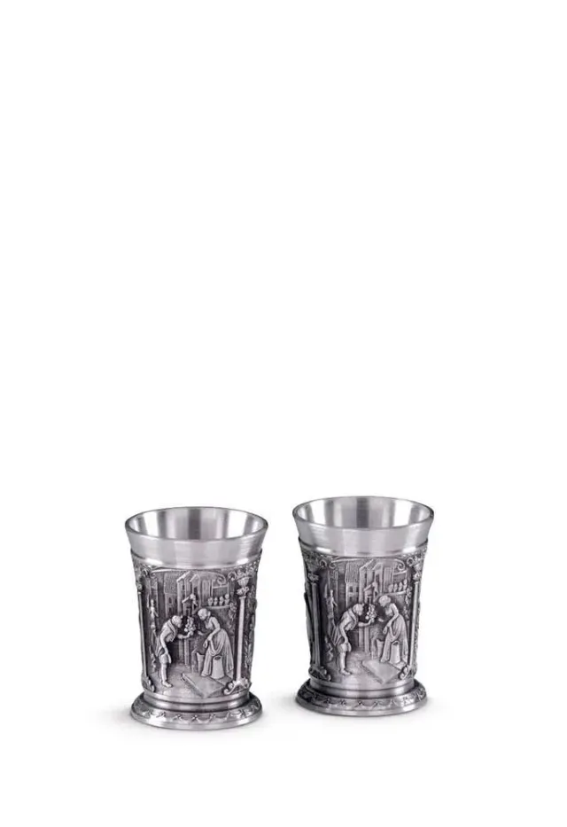 Artina Spitzweg shotglaasjes 2 stuks 5,5 cm glas