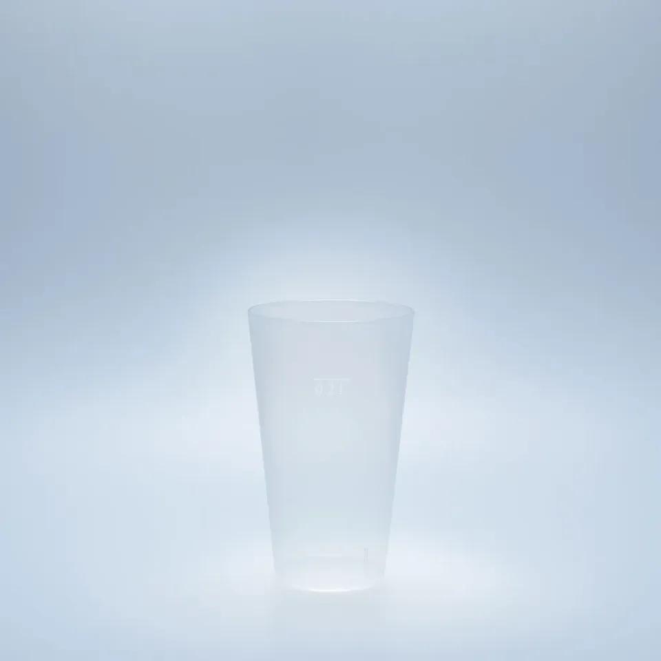 Dutch Cups Trance Light beker 20cl PP herbruikbaar
