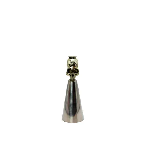 APS Skull Ring jigger rvs 13,5 cm barmaatje