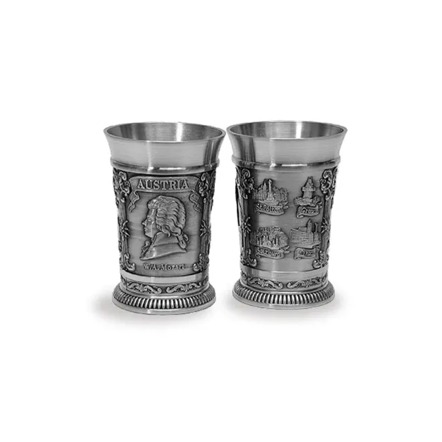 Artina Mozart Shotglaasjes 6,5 cm 2 stuks glas