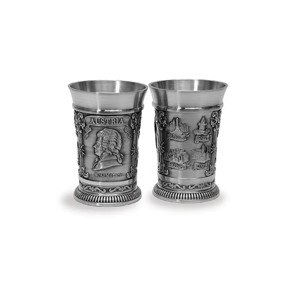 Artina Mozart Shotglaasjes 6,5 cm 2 stuks glas