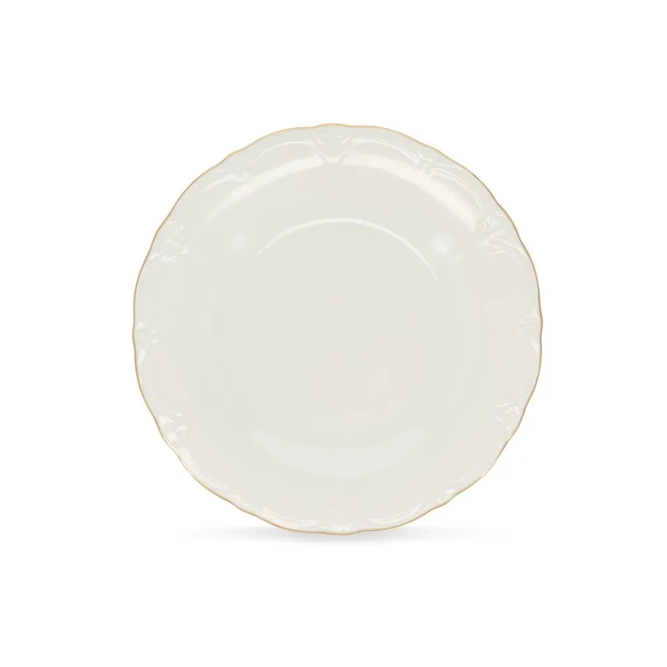 BonBistro Retro plat bord 27 cm gouden rand