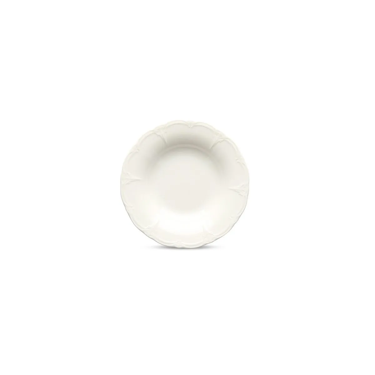 BonBistro Retro diep bord 23,5 cm ivoor