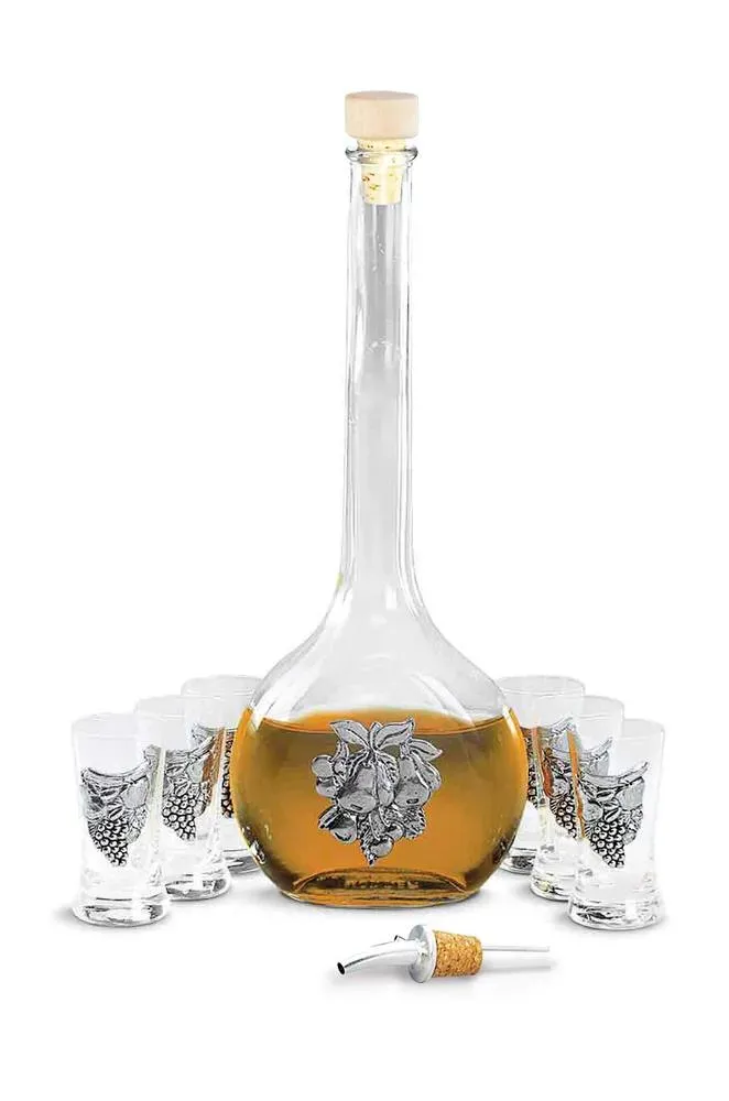 Artina Grape borrelset 7-delig glas