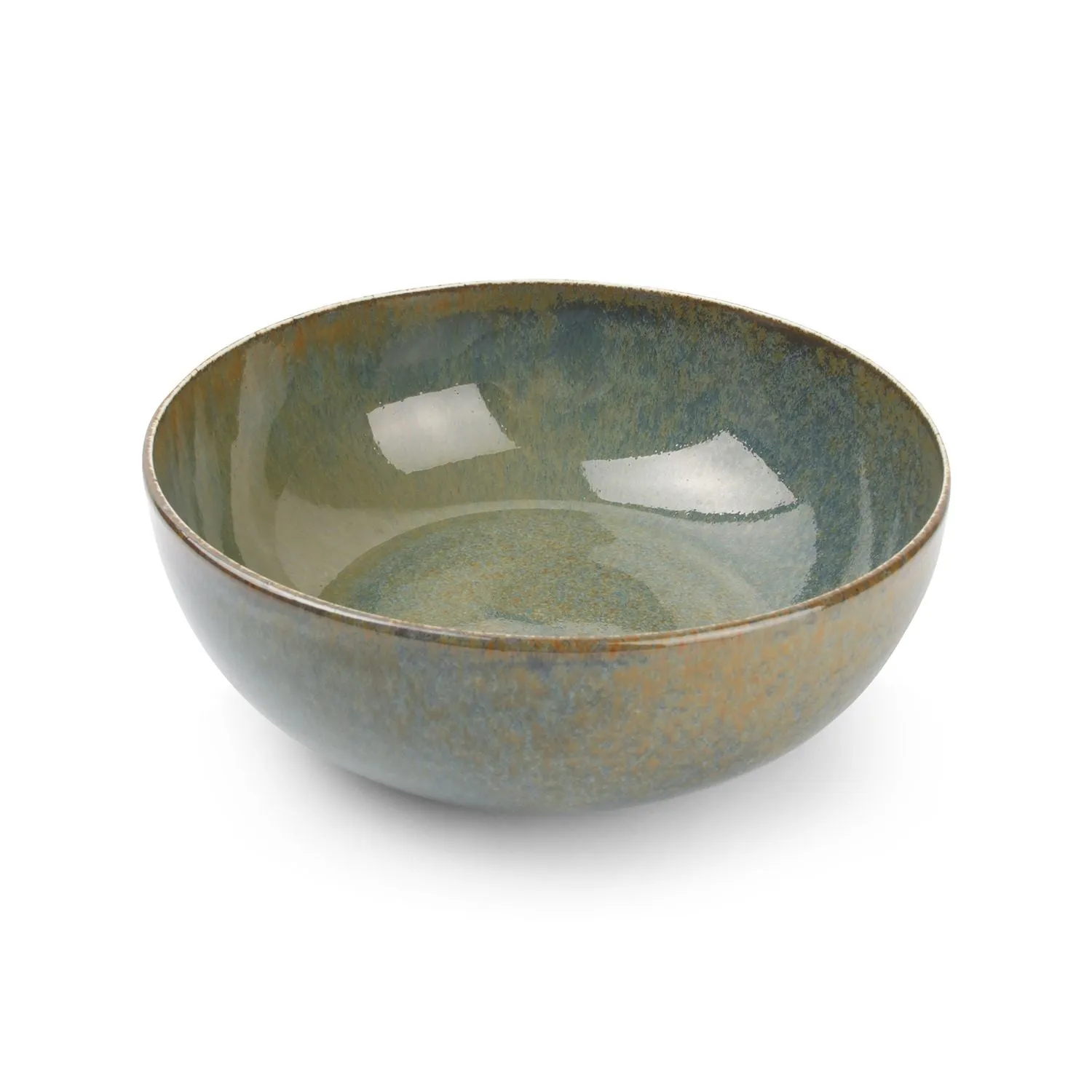 BonBistro Cirro kom 23 cm groen aardewerk