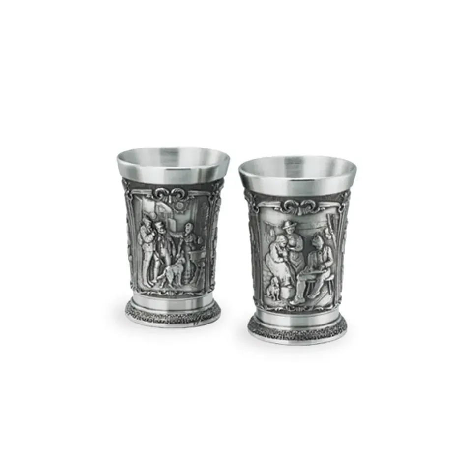 Artina Sommerabend shotglaasjes 2 stuks 6,2 cm tin