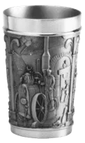 Artina Bauer stamper 5,5cm helder glas